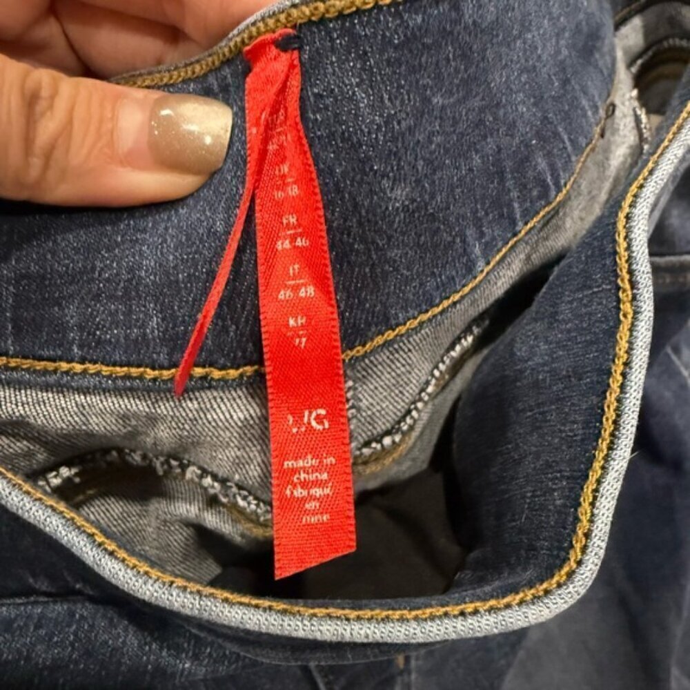 SPANX Distressed Ankle Skinny Jeans size L - Picture 7 of 9